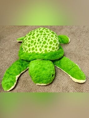 DAN DEE Large Sea Turtle 28” Stuffed Plush Animal Green Tortoise Pillow Buddy